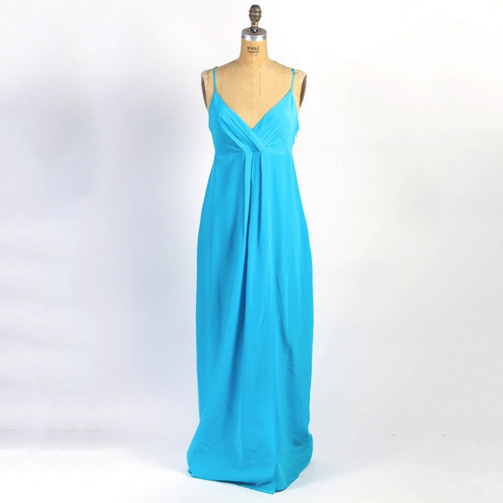 Cynthia Rowley silk turquoise dress - size 4